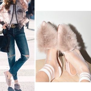 🚨Huma Blanco Real Fur Slide LAST PAIR🚨